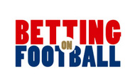 betting in football text logo